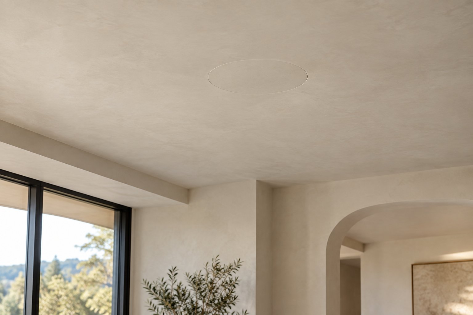 Plaster-over architectural concealment system for a wireless access point